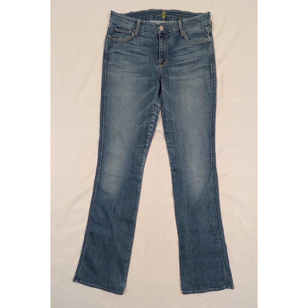 7 For All Mankind The Skinny Bootcut Denim Blue Jeans Women's 28
